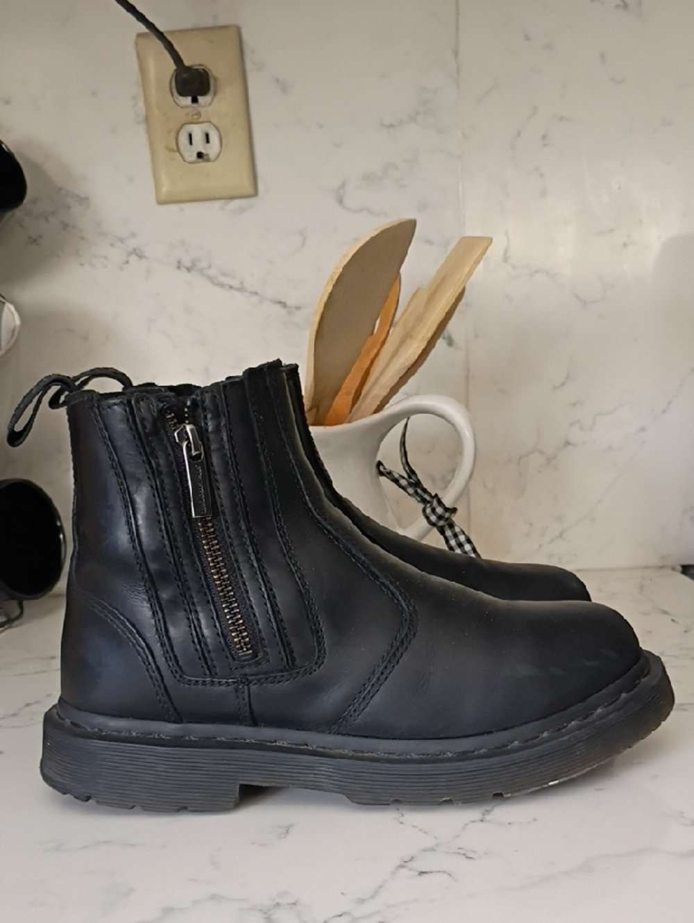 DR.MARTENS CHELSEA DOUBLE ZIPPER